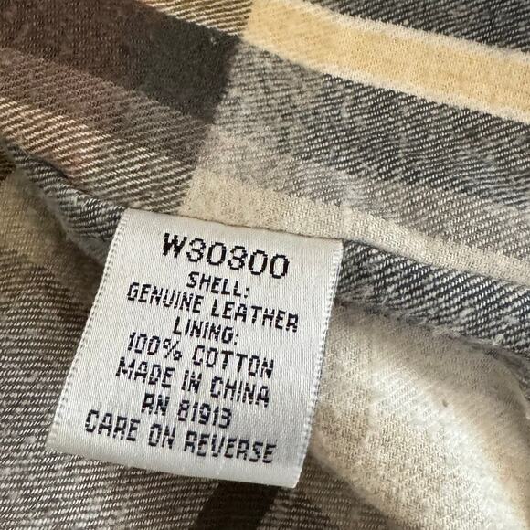 WilliWear Brown Suede Leather Vest Womens Size Medium Zip Front Pockets Western - Picture 4 of 11